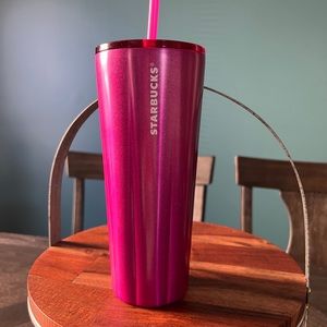 Starbucks 2022 Valentines 24oz stainless steel fluted cold tumbler